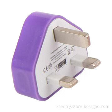 5V 1A USB Wall Charger/Home Charger for iPhone/iPod/Smartphone/S4, UK Plug Travel Charger, CE/RoHS